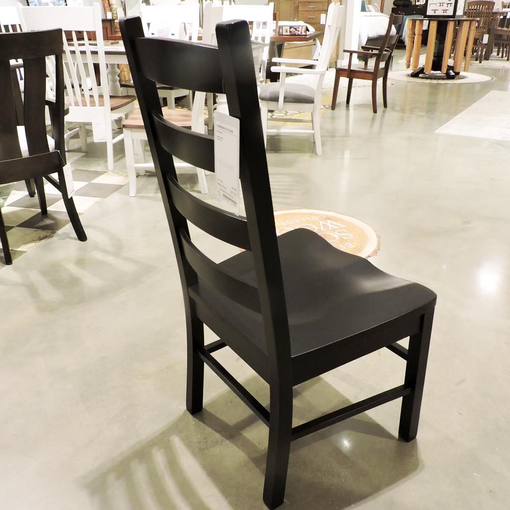 Amish ladder back chairs discount